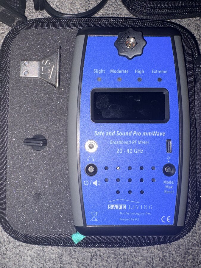 Safe and Sound Pro mmWave EMF measurement meter