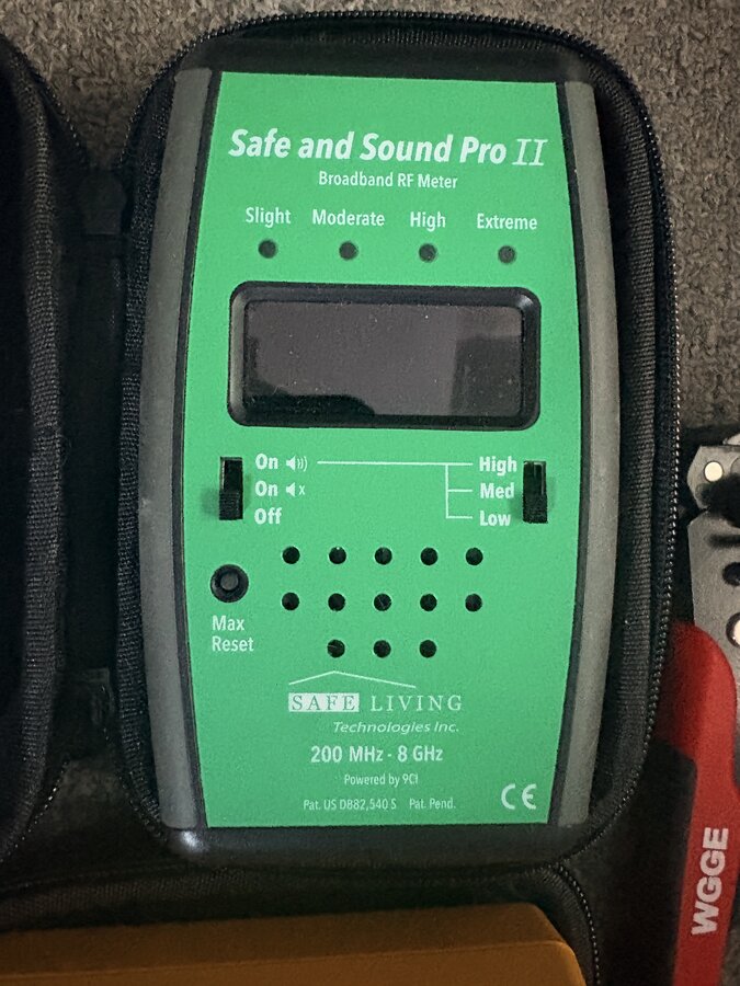 Safe and Sound Pro II EMF measurement meter